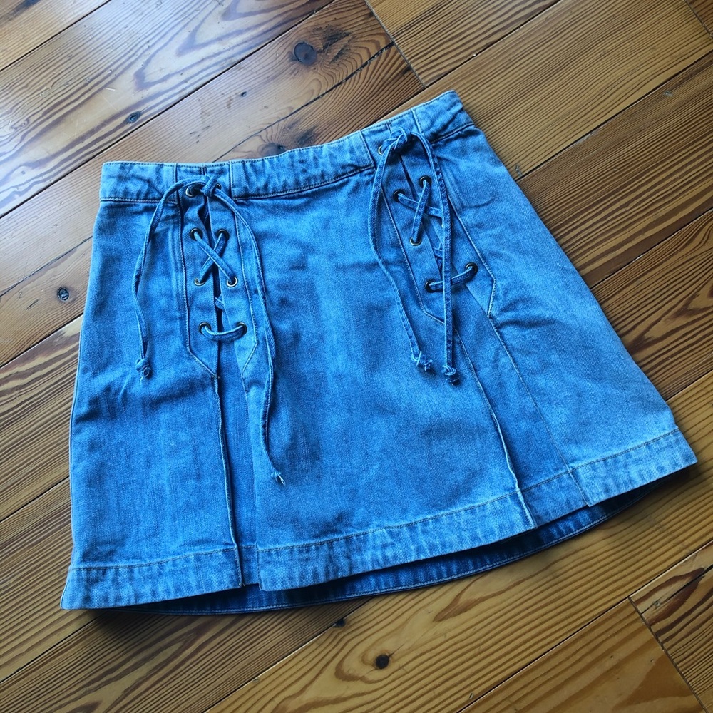 Free People Denim Mini